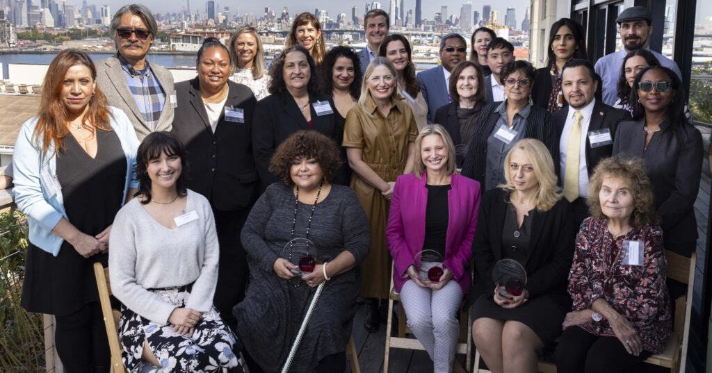 Photo of all of the award recipients for the Offshore Wind Ecosystem Fund